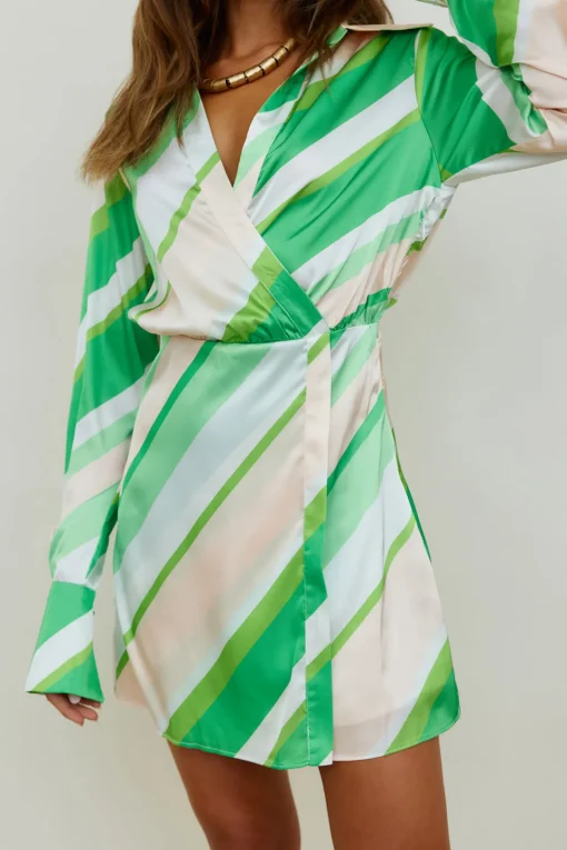 Forever Remembered Dress Green