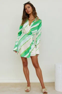Forever Remembered Dress Green