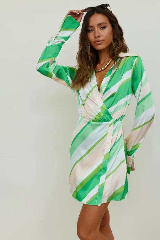 Forever Remembered Dress Green