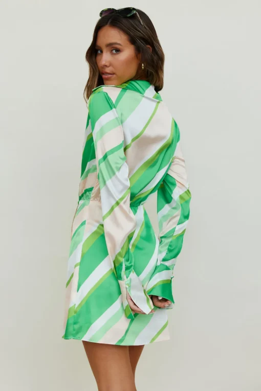 Forever Remembered Dress Green