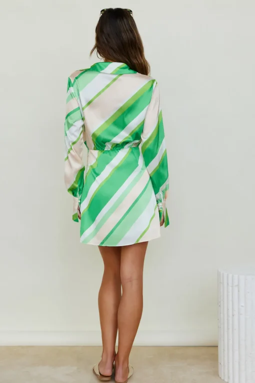 Forever Remembered Dress Green