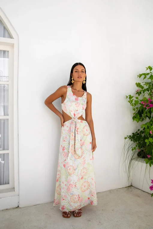 FORTUNATE ONE Clear Skies Maxi Dress Multi