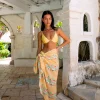 FORTUNATE ONE Marbella Sarong Casablanca Print