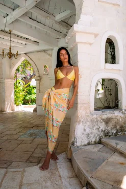 FORTUNATE ONE Marbella Sarong Casablanca Print