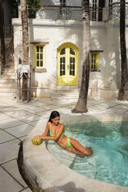 FORTUNATE ONE Paros Swim Bottom Mint