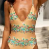 FORTUNATE ONE Santorini Swim One Piece Casablanca Print