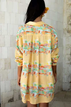 FORTUNATE ONE Venice Shirt Casablanca Print
