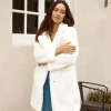 Fuzzy Feeling Coat White