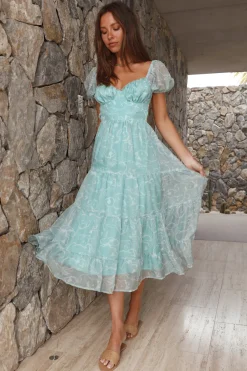 Gardenia Midi Dress Sage