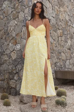 Gelato Stand Maxi Dress Yellow