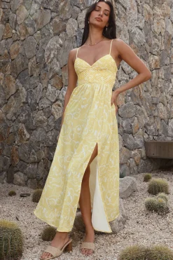 Gelato Stand Maxi Dress Yellow