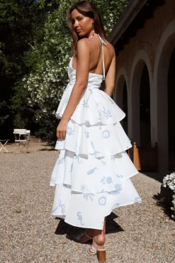 Gifting Joy Maxi Dress Blue