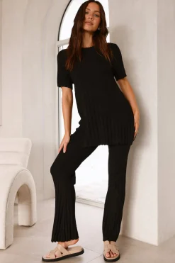 Giselle Knit Top Black