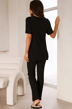 Giselle Knit Top Black