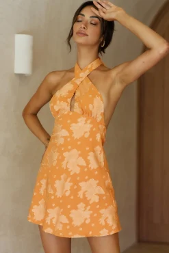 Going West Dress Orange
