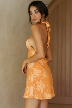 Going West Dress Orange