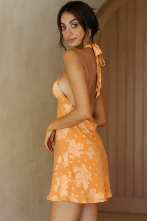 Going West Dress Orange