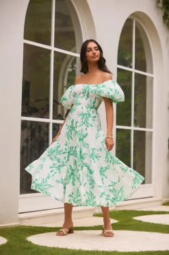 Good Morning Miss Maxi Dress Green