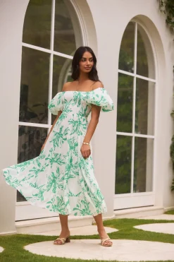 Good Morning Miss Maxi Dress Green