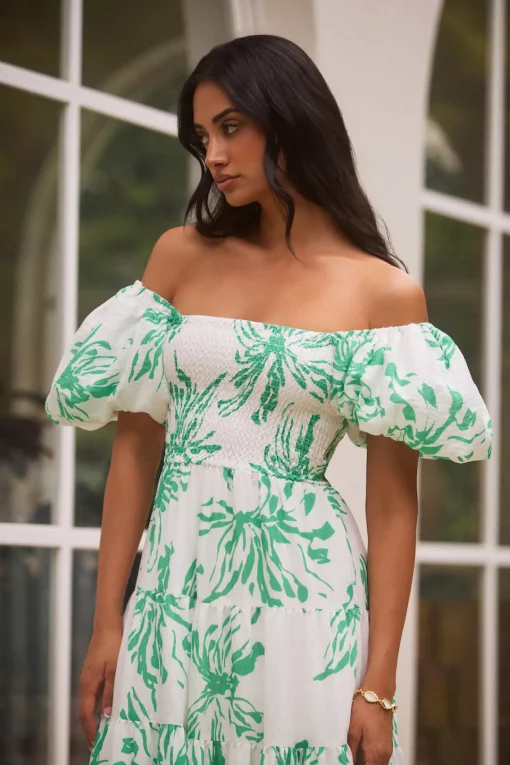 Good Morning Miss Maxi Dress Green