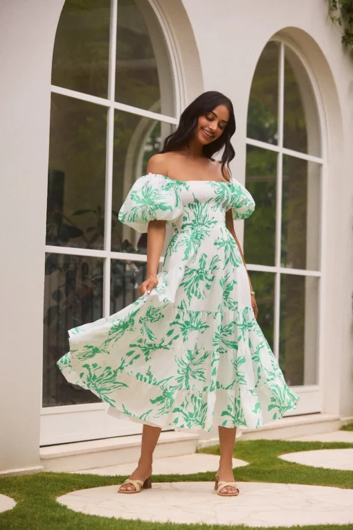 Good Morning Miss Maxi Dress Green
