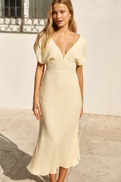 Growing Garden Maxi Dress Yellow