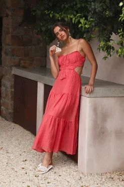 Heartbreaker Maxi Dress Red