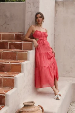 Heartbreaker Maxi Dress Red