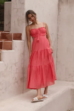 Heartbreaker Maxi Dress Red