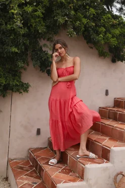 Heartbreaker Maxi Dress Red