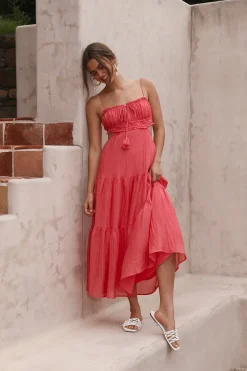 Heartbreaker Maxi Dress Red