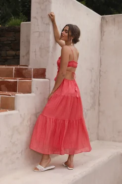 Heartbreaker Maxi Dress Red