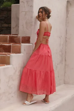 Heartbreaker Maxi Dress Red