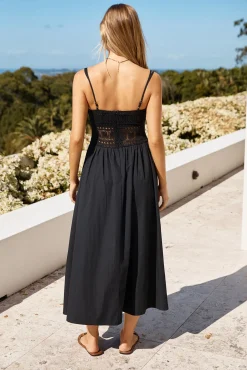 Heat Wave Maxi Dress Black