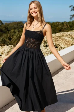 Heat Wave Maxi Dress Black