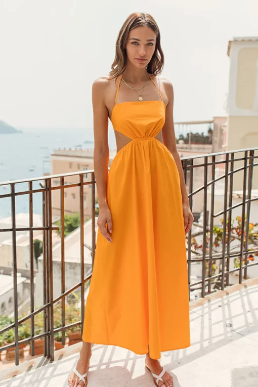 HELLO MOLLY Should We Go Maxi Dress Mango
