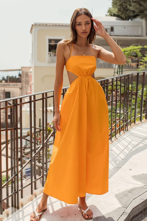 HELLO MOLLY Should We Go Maxi Dress Mango