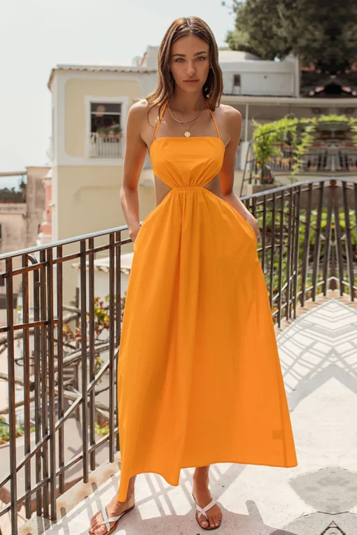 HELLO MOLLY Should We Go Maxi Dress Mango
