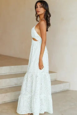 HELLO MOLLY Trust My Words Maxi Dress Green