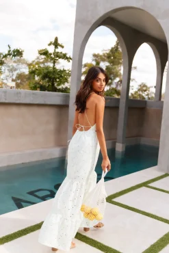 HELLO MOLLY Trust My Words Maxi Dress Green