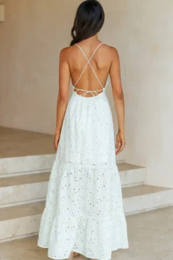 HELLO MOLLY Trust My Words Maxi Dress Green