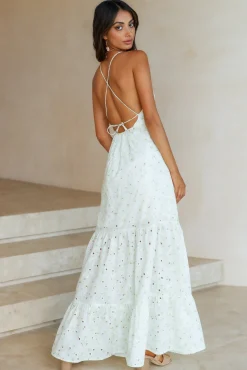 HELLO MOLLY Trust My Words Maxi Dress Green