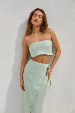 Here To Stay Crop Top Green