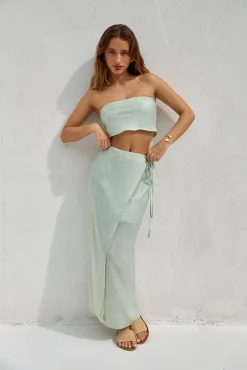 Here To Stay Crop Top Green