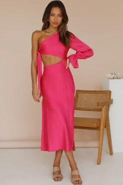 Hold Your Shine Maxi Dress Pink