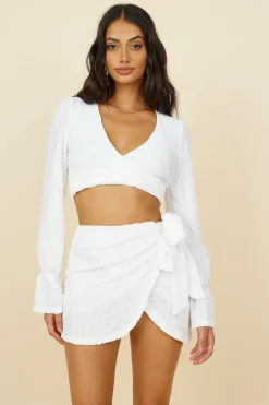 Holiday Feels Skirt White