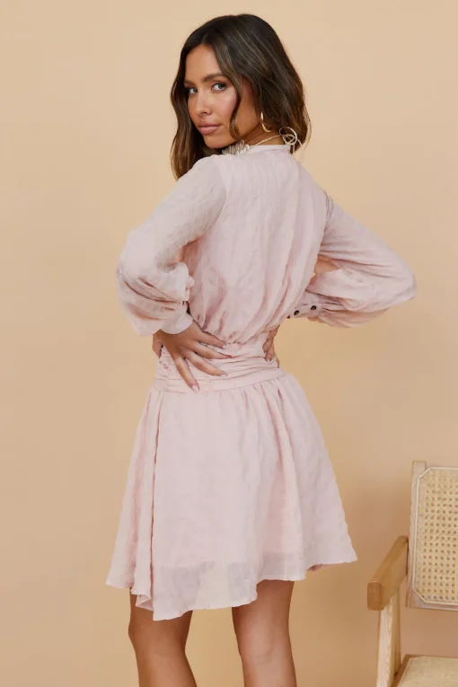 Idyllic Locations Dress Blush