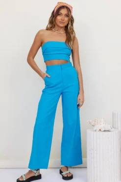 In Hindsight Pants Blue