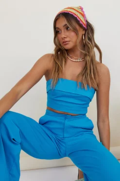 In Hindsight Pants Blue