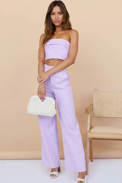 In Hindsight Pants Purple